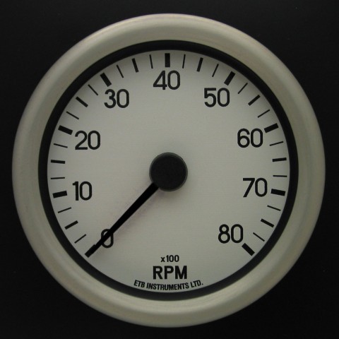 80mm Switchable Tachometer WD