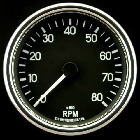 80mm Switchable Tachometer BD