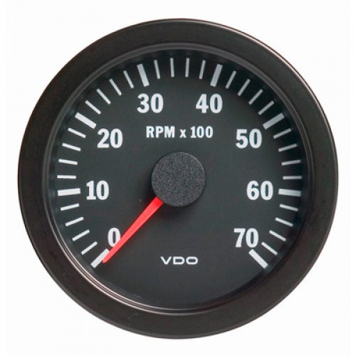 VDO 80mm Electronic Tachometer 7000rpm vdo digital speedometer wiring diagram 
